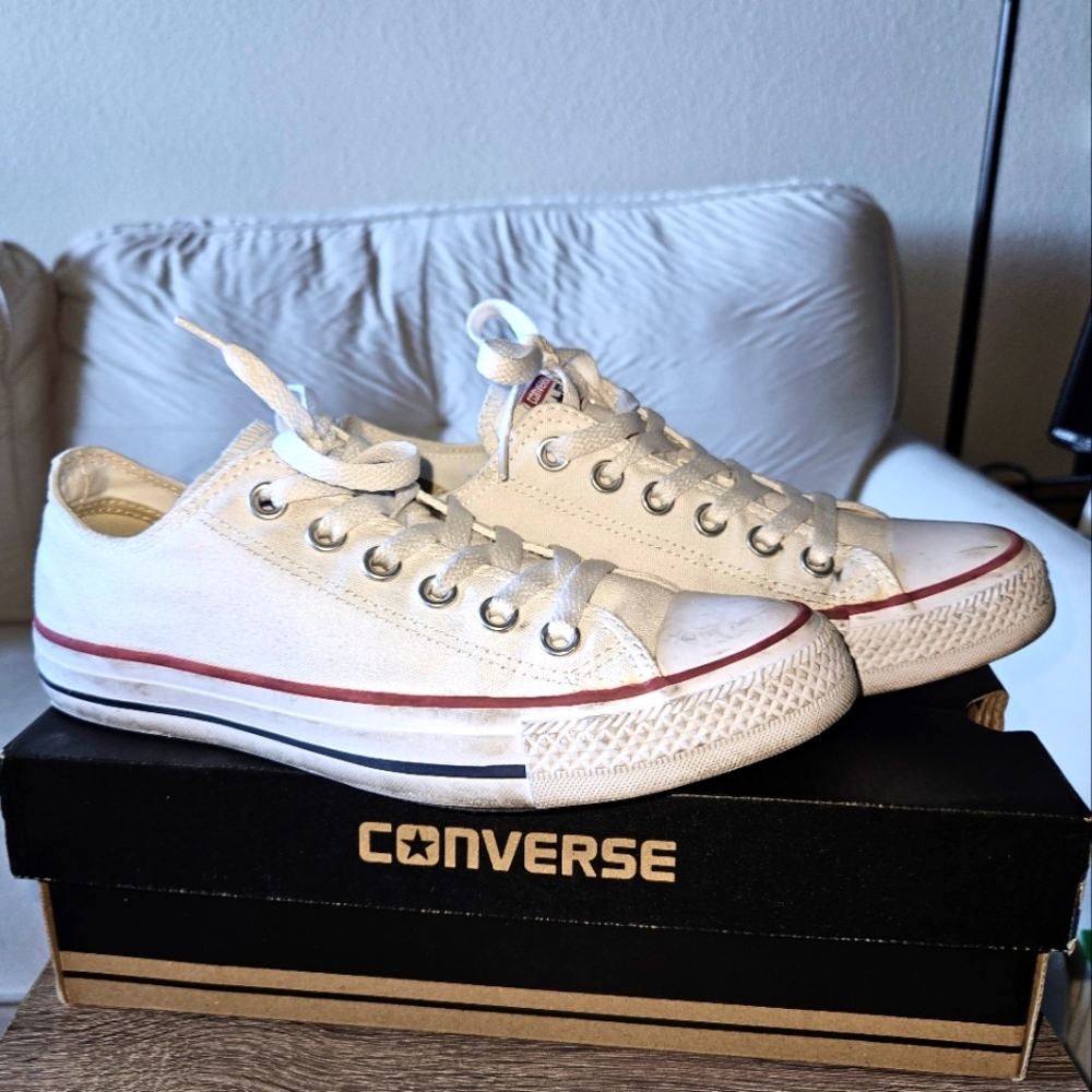 Converse All Star Ox Optical White Sneakers